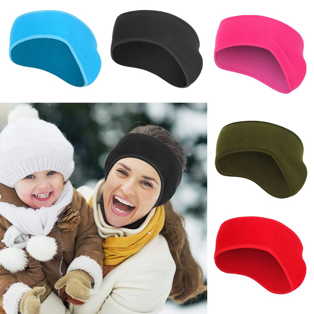 1 unidad de diadema para el ca - Fleece Ear Warmer Band reseña y precio