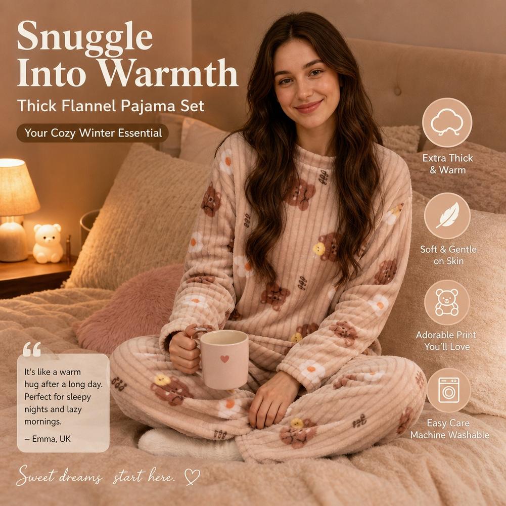 Pijama de mujer, conjunto de p - Corduroy Pant Warm reseña y precio