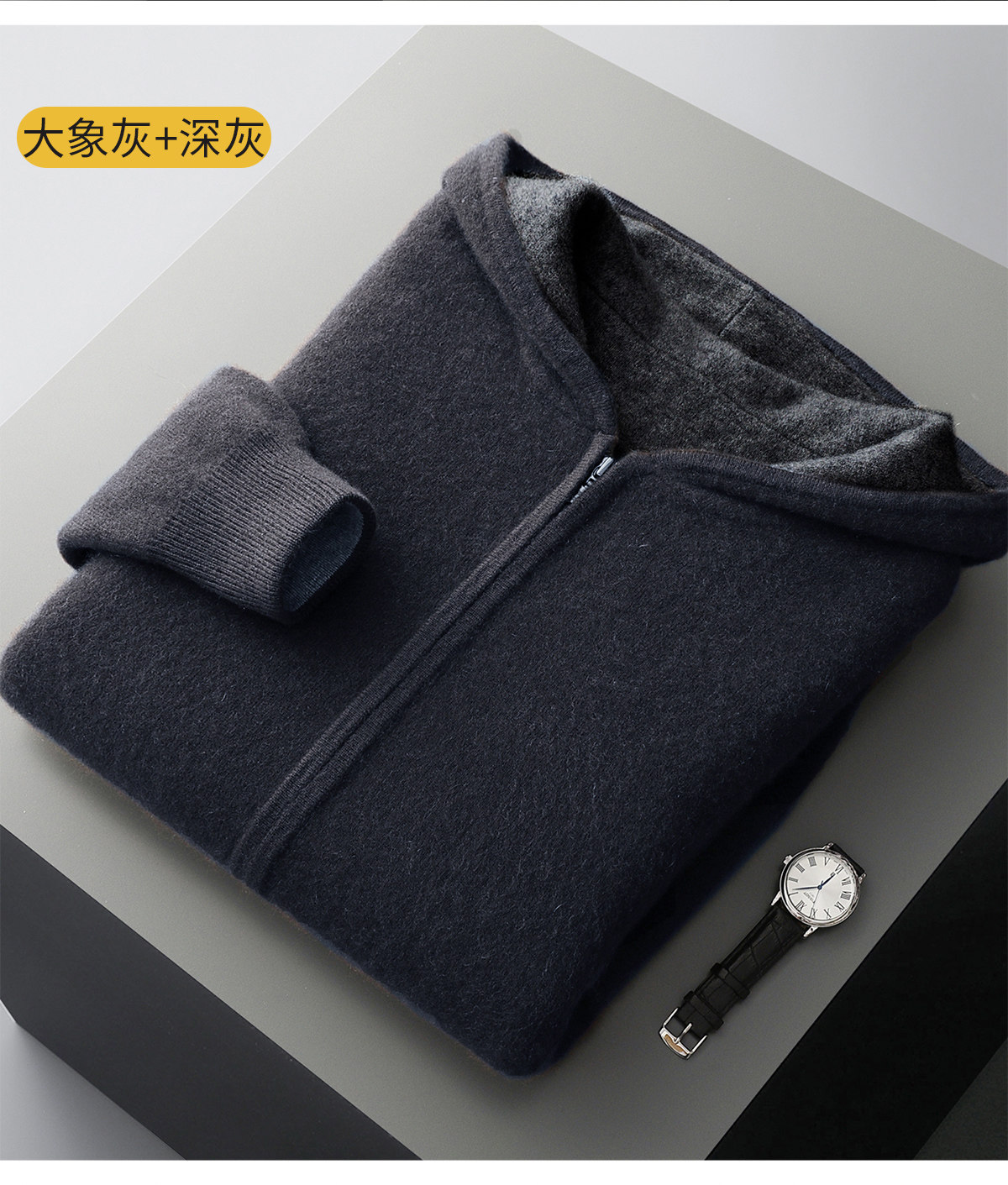 Cárdigan de cachemir 100% puro - Wool Coat Peacoat reseña y precio
