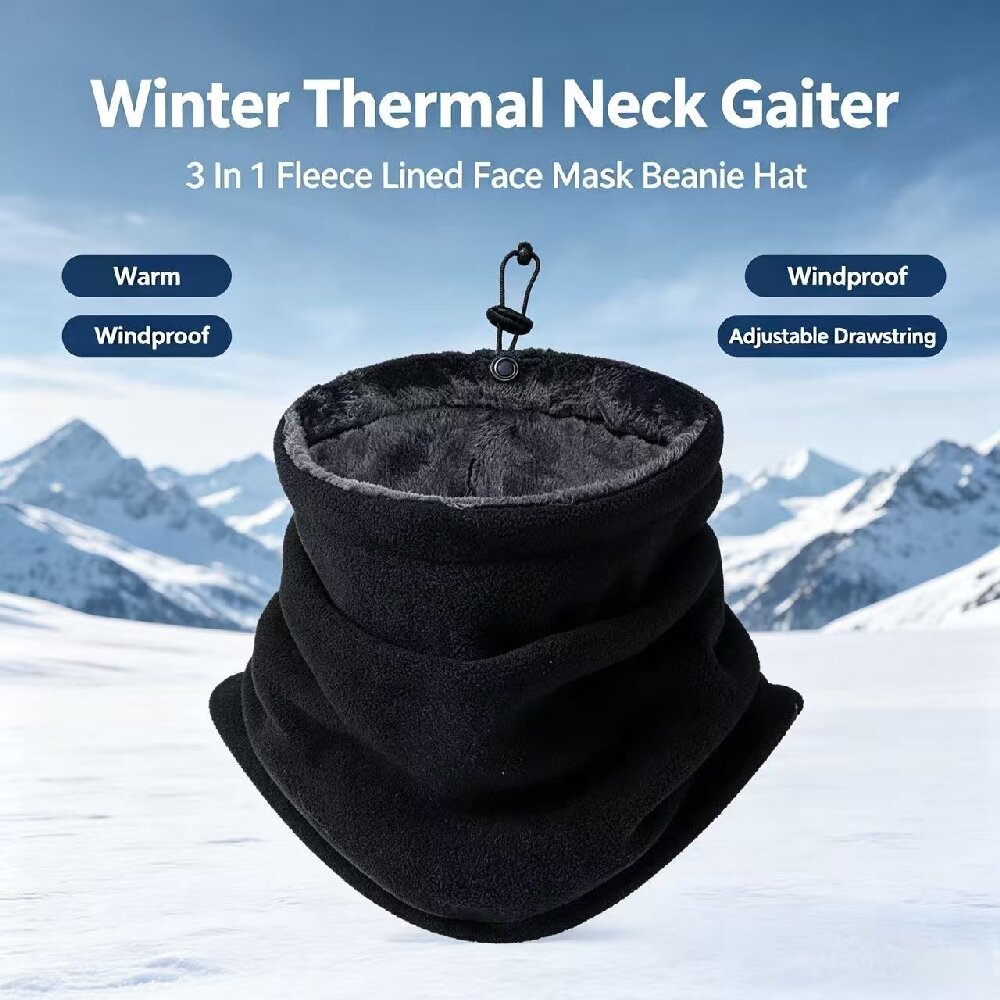 Máscara de invierno para motoc - Neck Gaiter Fleece reseña y precio